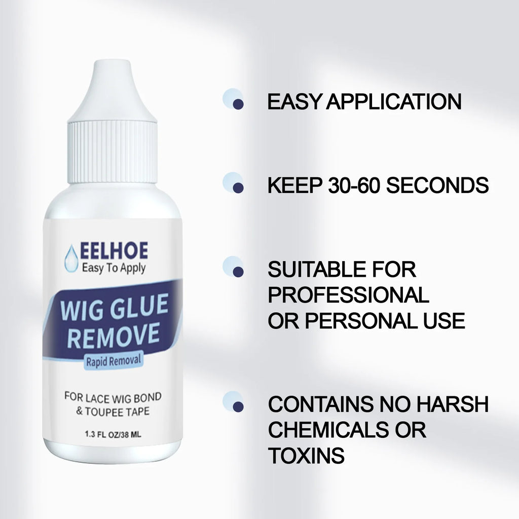 Wig Removal Glue Quick Removal Glue Skin Invisible Liquid Rehair Removal Hair Block Gentle And Non-Irritating Wig Removal Glue