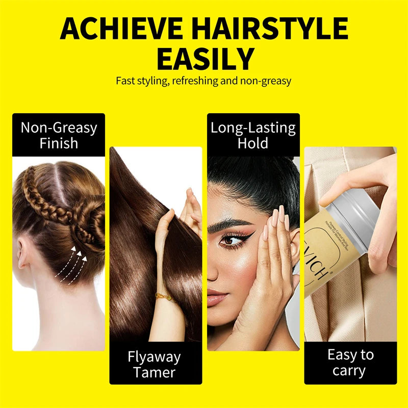 SEVICH Hair Wax Stick for Women and Kids Long Lasting Hold Pomade Control Broken Frizz Flyaway Styling Wax for Natural Wigs 75G