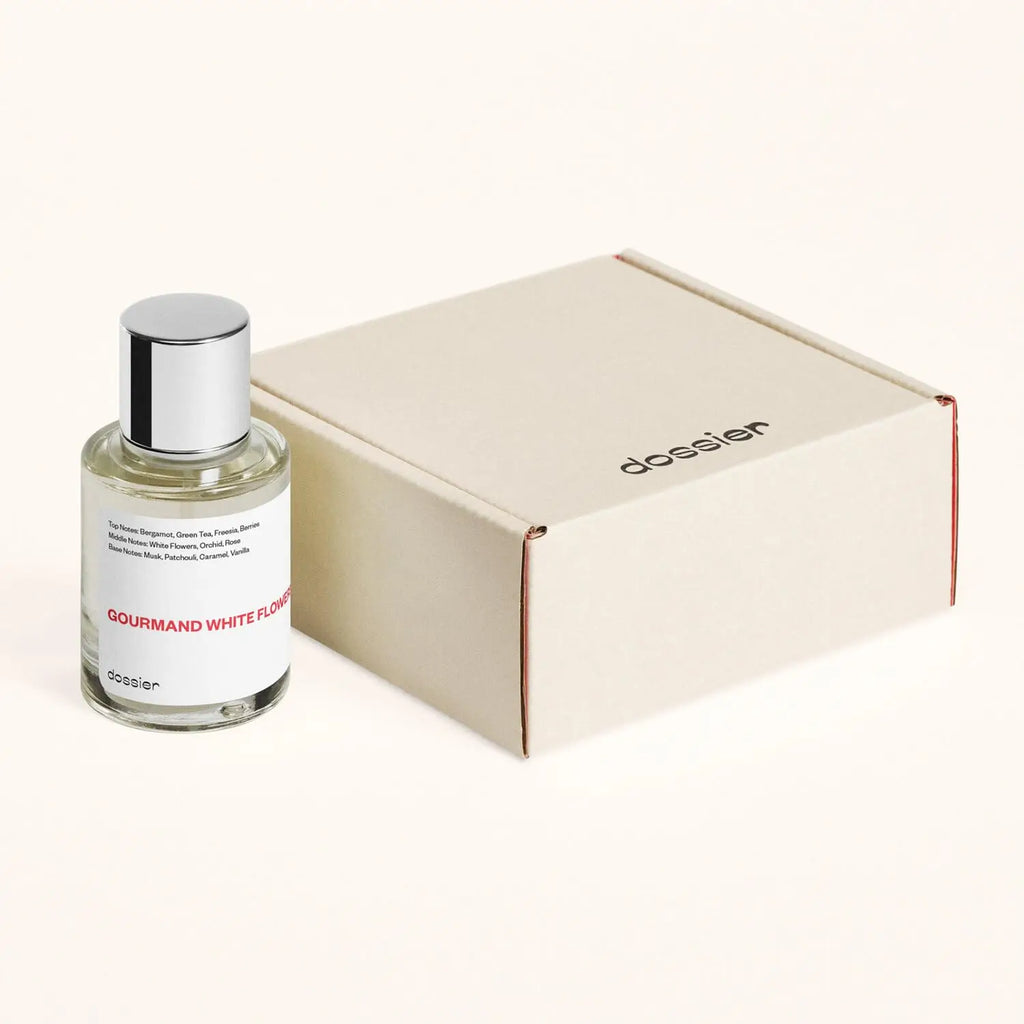 Dossier Gourmand White Flowers - An Opulent Floral Gourmand, Velvety White Bouquet with Vegan Formulation