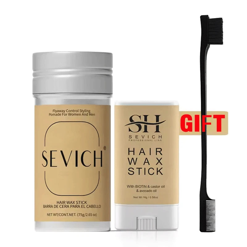 SEVICH Hair Wax Stick for Women and Kids Long Lasting Hold Pomade Control Broken Frizz Flyaway Styling Wax for Natural Wigs 75G