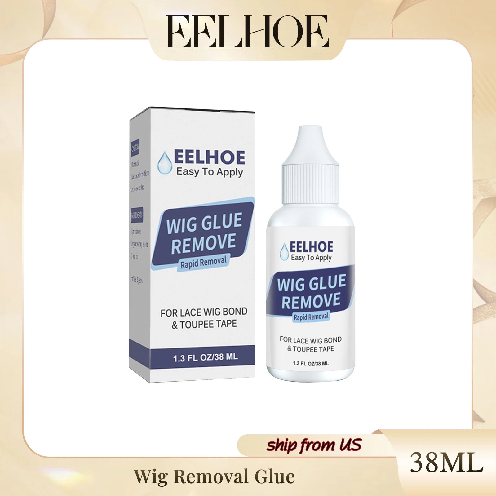 Wig Removal Glue Quick Removal Glue Skin Invisible Liquid Rehair Removal Hair Block Gentle And Non-Irritating Wig Removal Glue