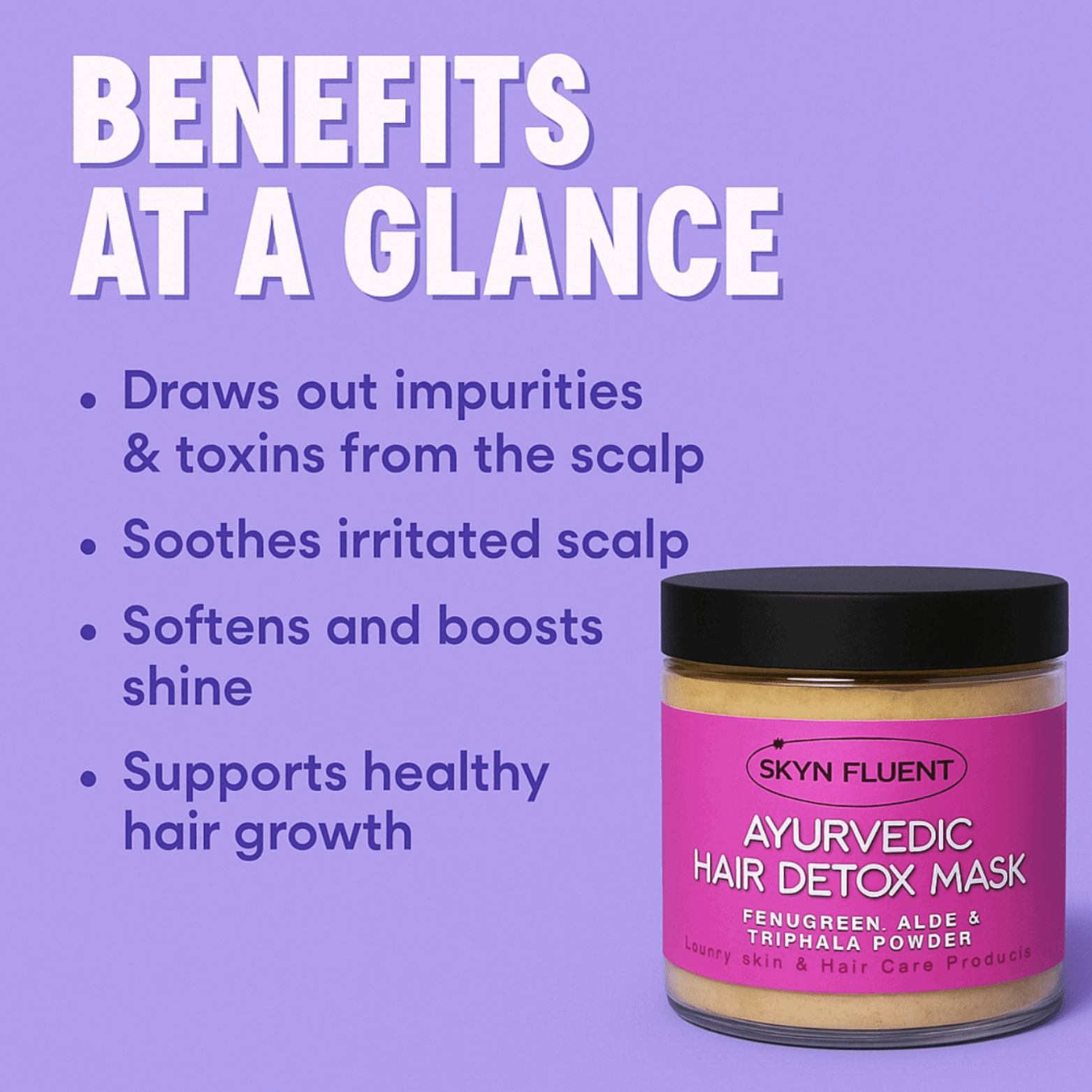 Ayurvedic Hair Detox Mask | Deep Scalp Cleanse & Growth Reset - Curated Sparkle Parlor