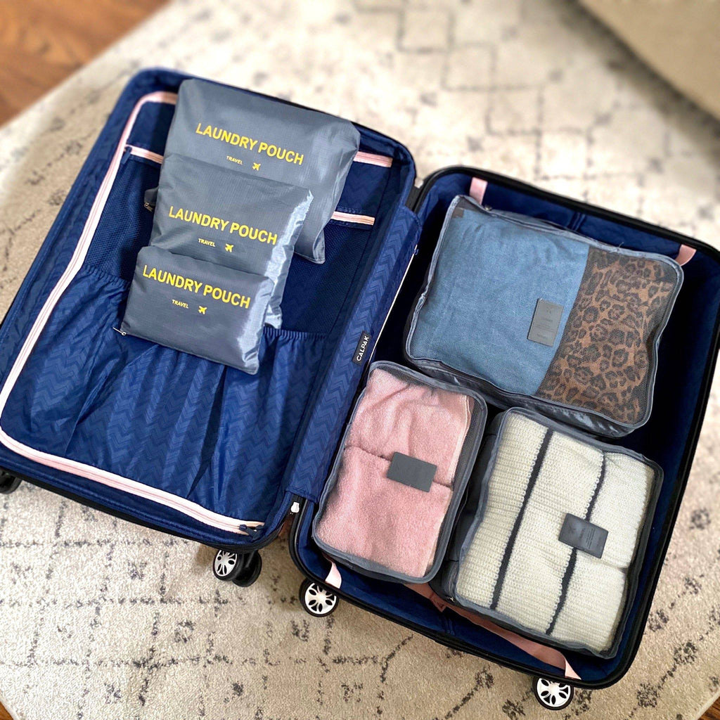 6 Piece Travel Organizer - Curated Sparkle Parlor