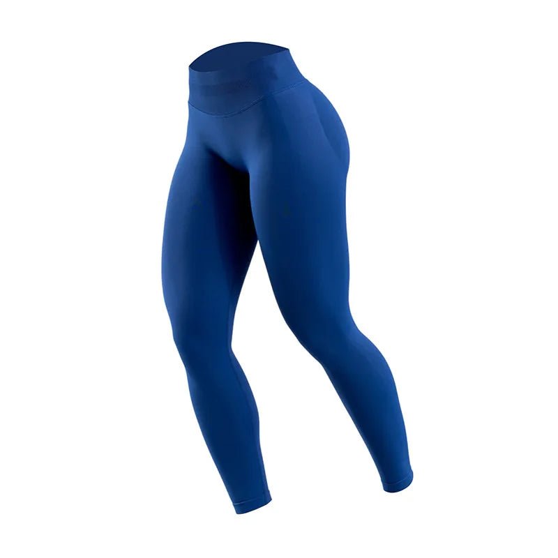 Women's High Waist Athletic Leggings - Peach Buttocks Yoga Pants - Curated Sparkle Parlor