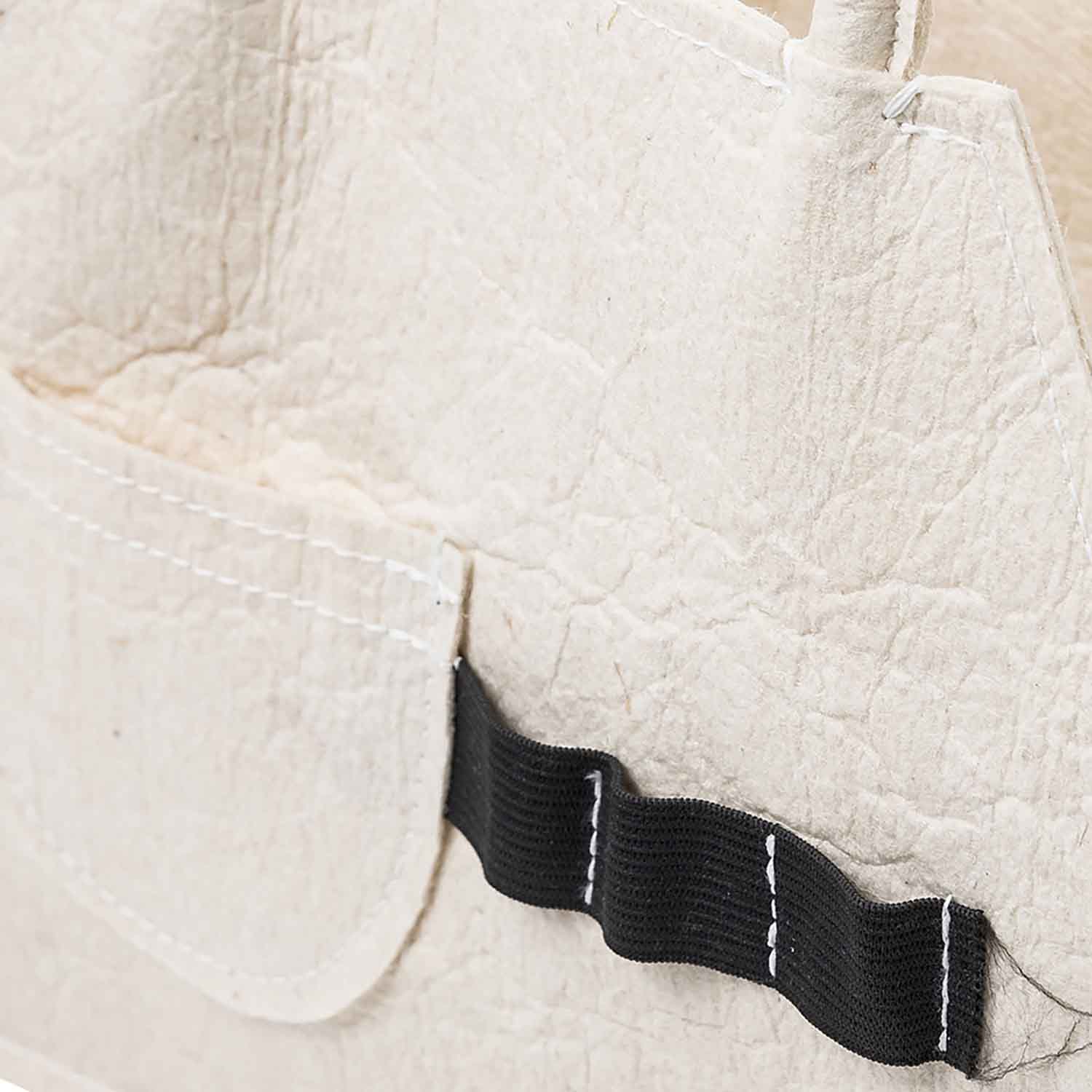 White Pinatex Handbag - Curated Sparkle Parlor