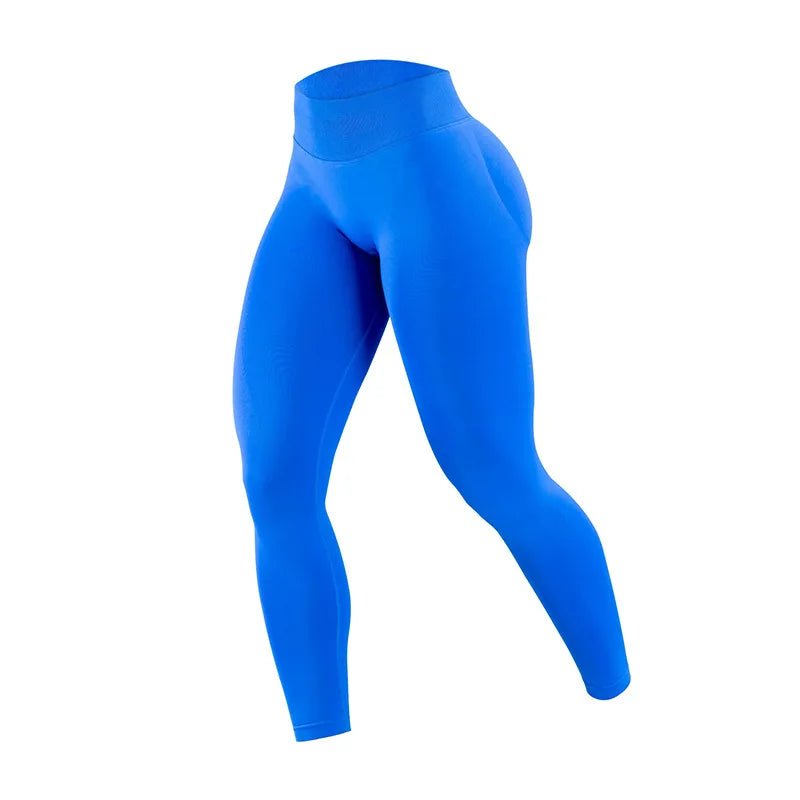 Women's High Waist Athletic Leggings - Peach Buttocks Yoga Pants - Curated Sparkle Parlor