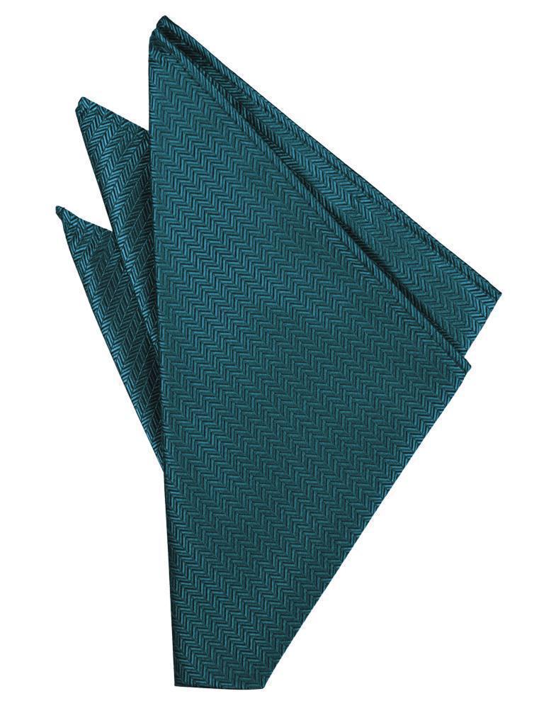 Herringbone Pocket Square - Curated Sparkle Parlor