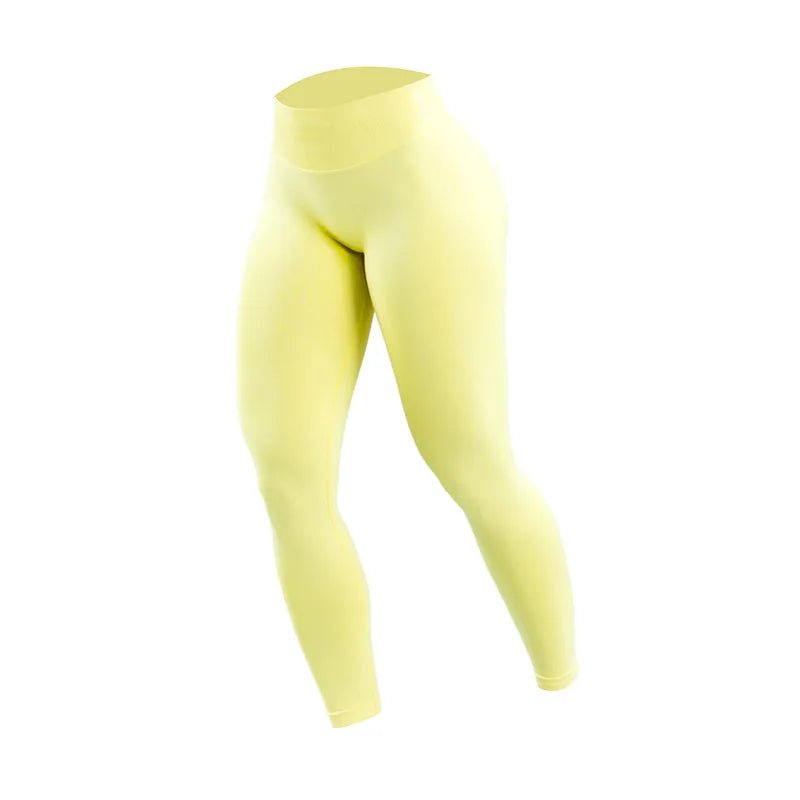 Women's High Waist Athletic Leggings - Peach Buttocks Yoga Pants - Curated Sparkle Parlor