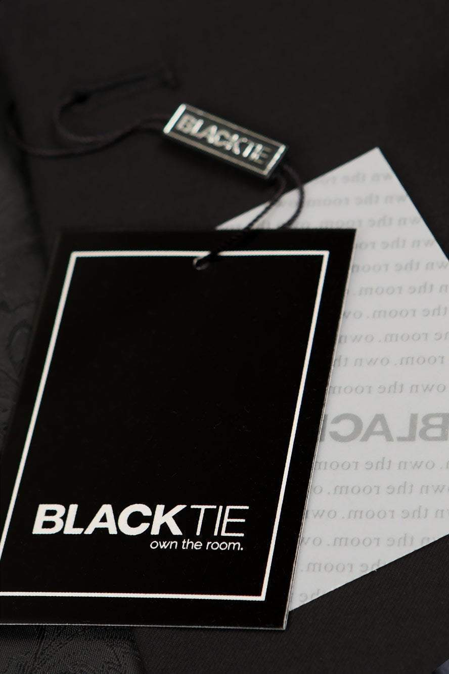 "Milan" Black Tuxedo Jacket Peak (Separates) - Curated Sparkle Parlor