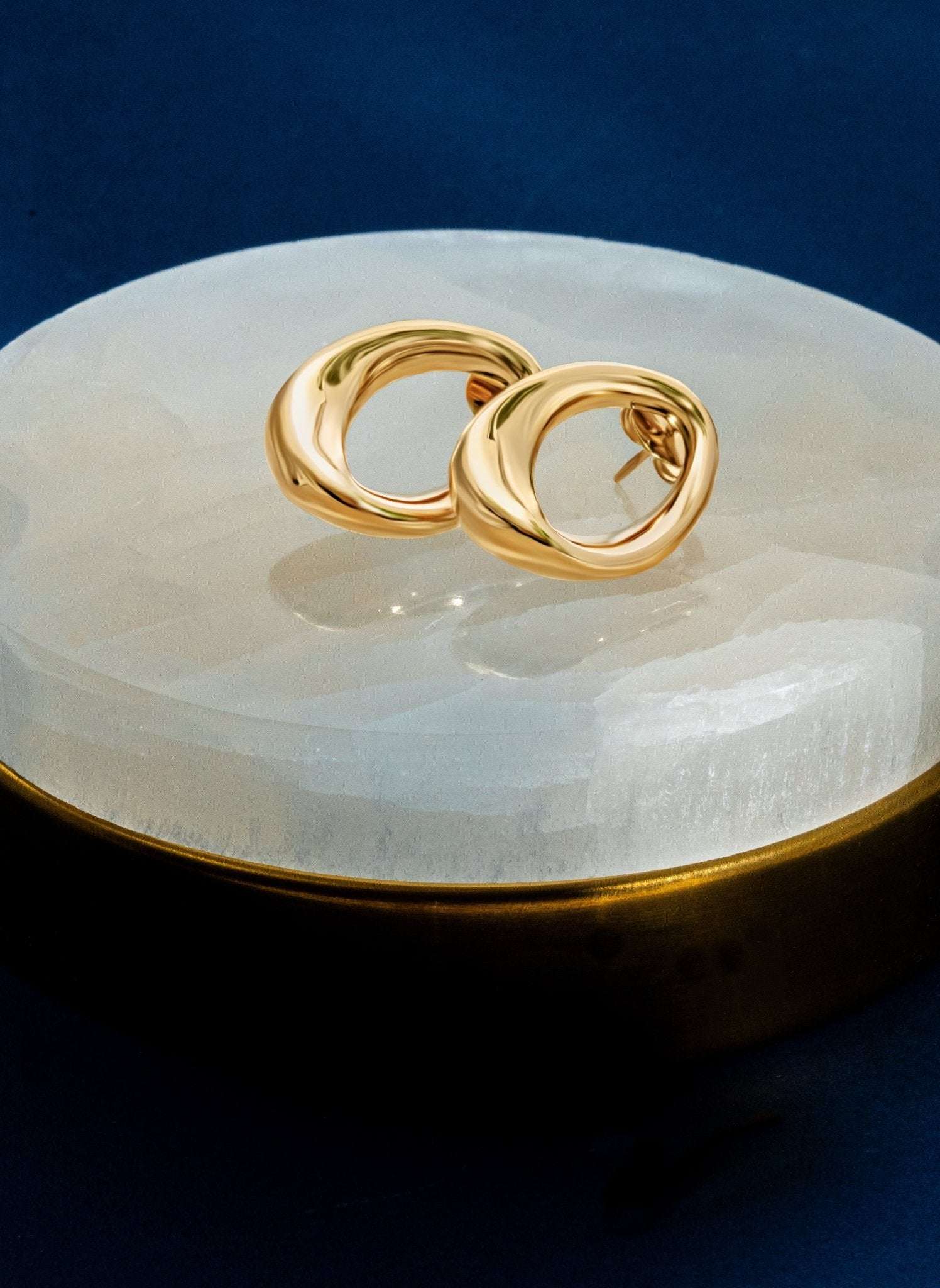 Kate Gold Earrings - Curated Sparkle Parlor