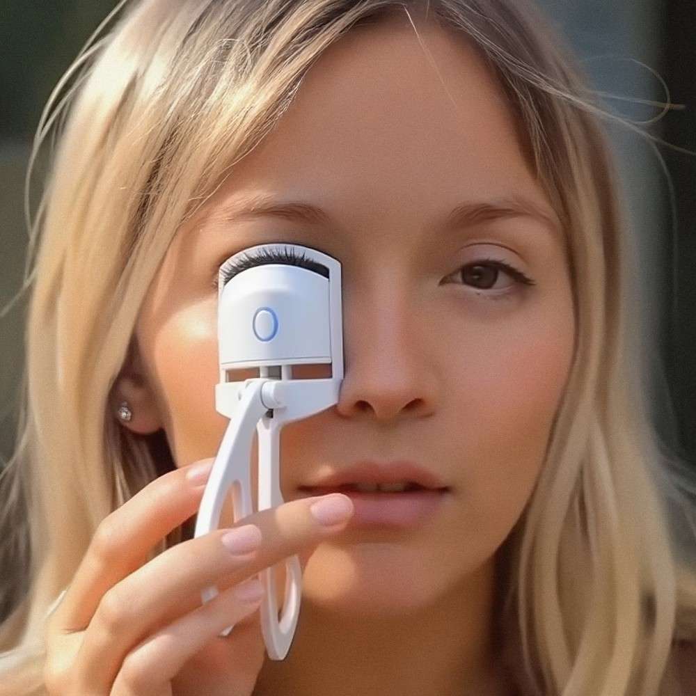 The Complete Eye & Hair Perfection Bundle: Tyche Brush & Electric Eyelash Curler - Curated Sparkle Parlor