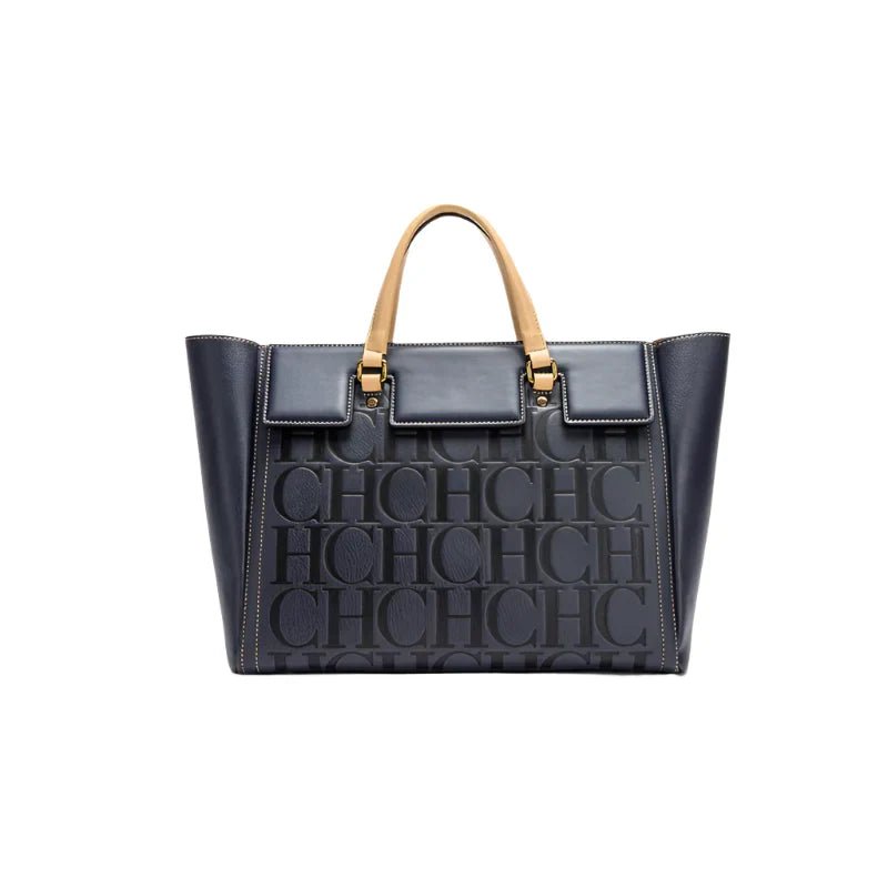 Womens Embossed Business Tote Handbag Wallet - Curated Sparkle Parlor